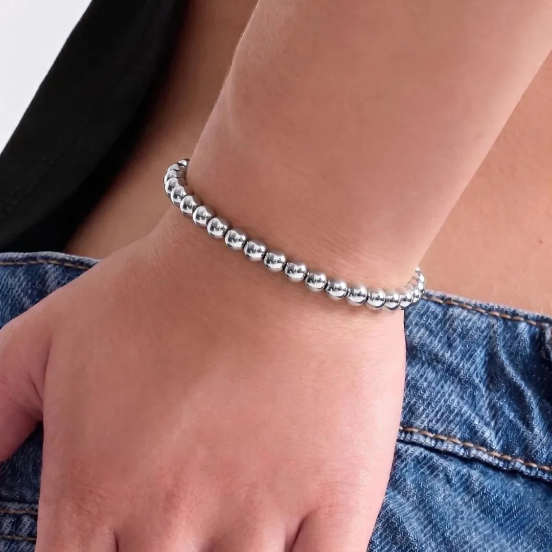 Bracelet Beaded Elastic Waterproof Jewelry